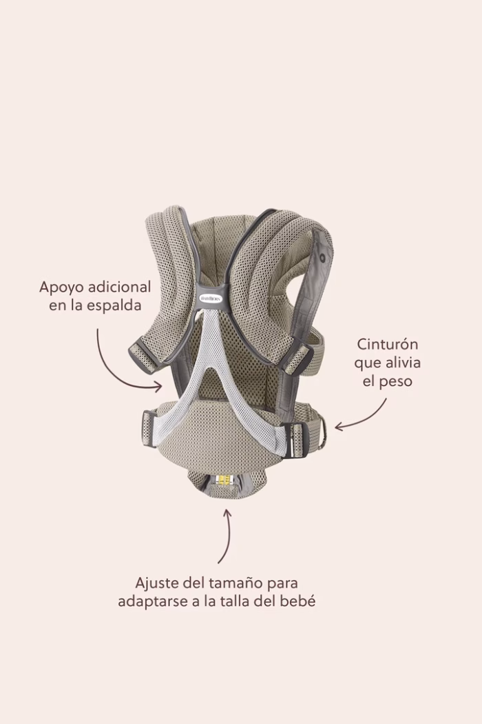 Mochila Babybjörn MOVE 3d gris - Imagen 6