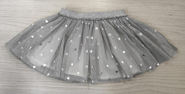 falda tul gris con corazones Birba By Trybeyond