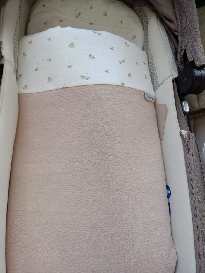 Saco capazo  pollito beige D´Peques