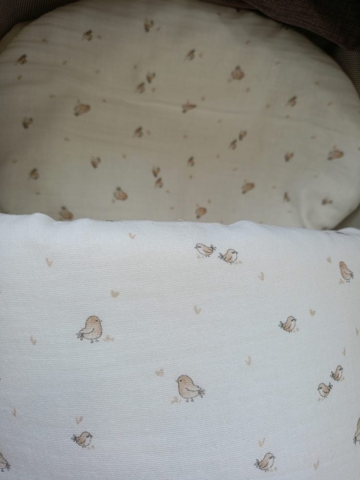 Saco capazo  pollito beige D´Peques - Imagen 5