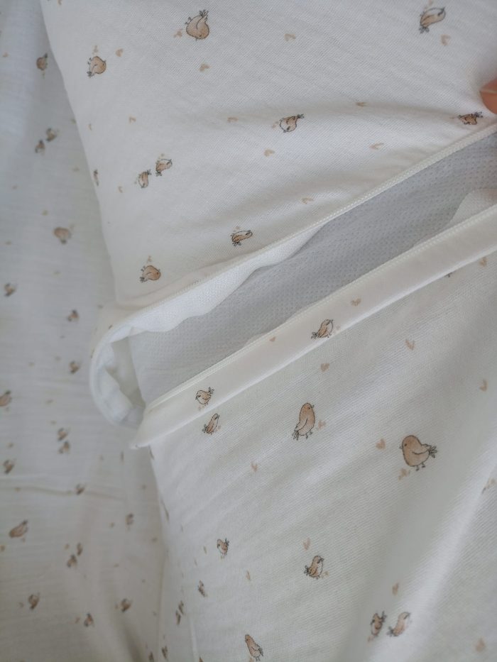 Saco capazo  pollito beige D´Peques - Imagen 3