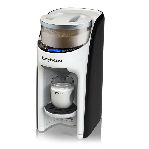 Baby Brezza Formula Pro Advanced es un dispensador de fórmula inteligente que mezcla automáticamente agua y leche en polvo a la temperatura perfecta.