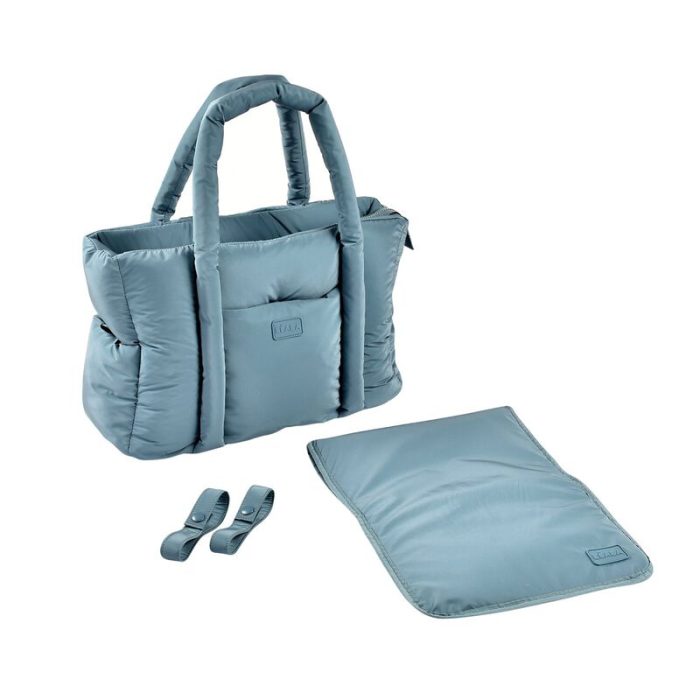 BOLSO CAMBIADOR PUFFY PARIS BALTIC BLUE - BEABA