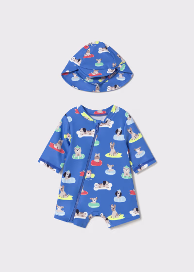 Pelele baño con gorro Klein filtro UV Mayoral