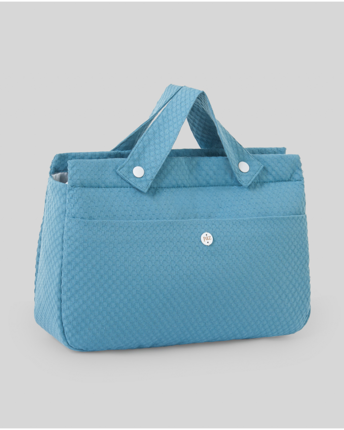 BOLSO PANERA "CHERRY" COLOR VERDE PATO - PAZ RODRIGUEZ