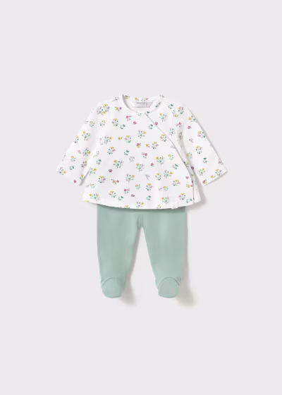 Conjunto polaina color jade marca Mayoral