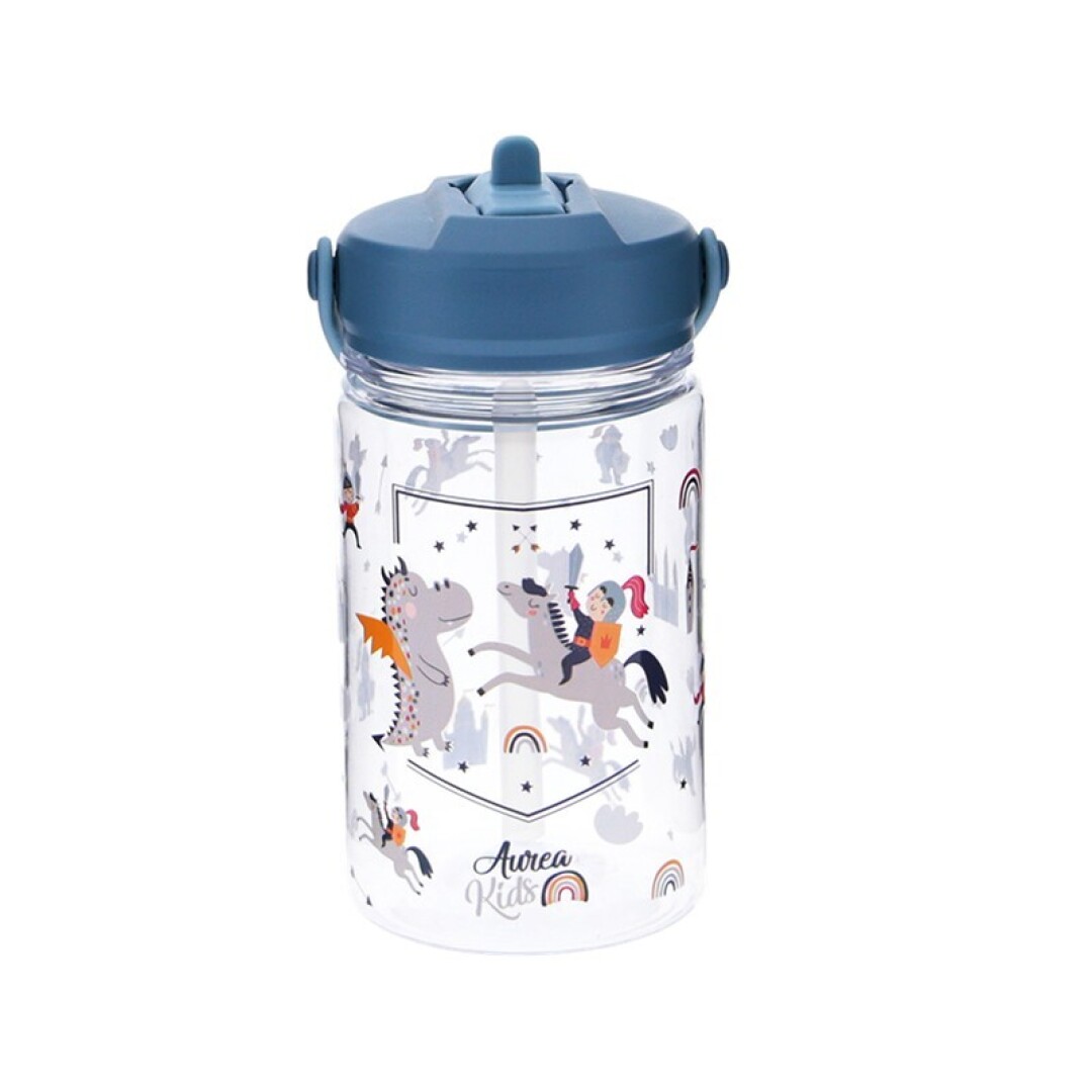 Botella tritan con pajita Dragon Knights