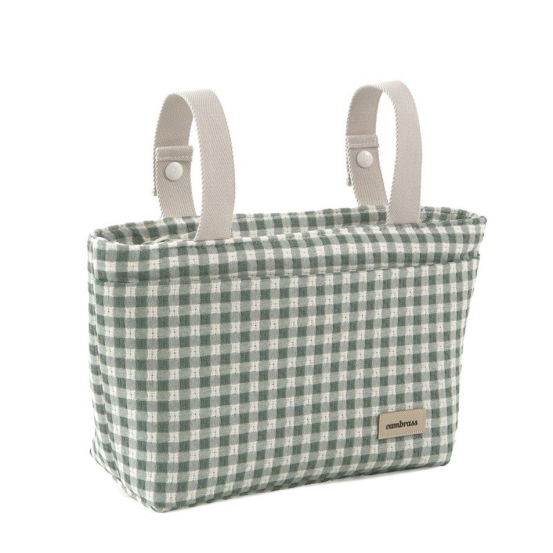 Bolso organizador vichy verde Cambrass - Imagen 2