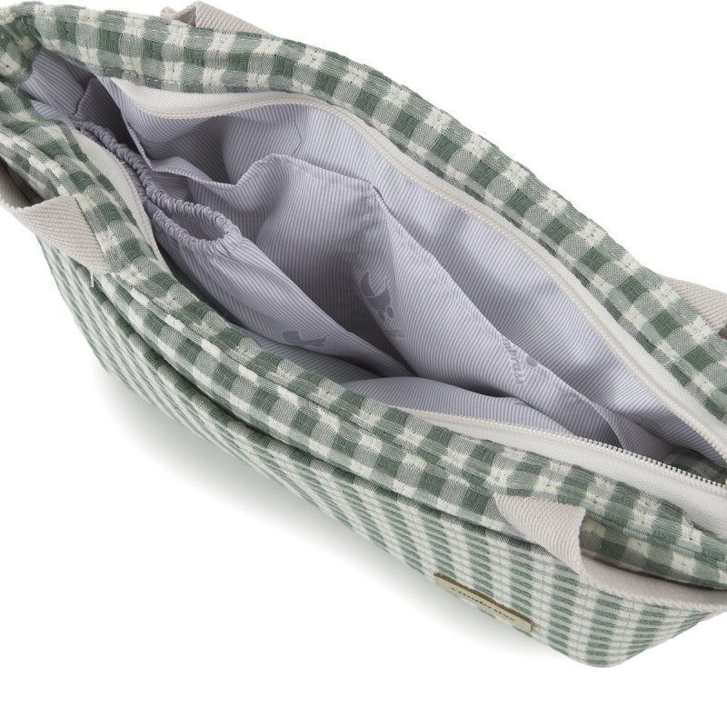 Bolso organizador vichy verde Cambrass - Imagen 3