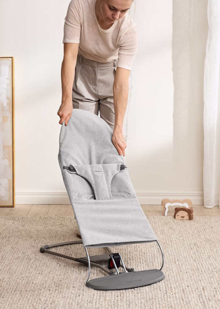 Hamaca Bliss jaspeado gris BabybJörn - Imagen 3