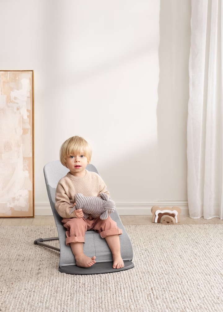 Hamaca Bliss jaspeado gris BabybJörn - Imagen 6