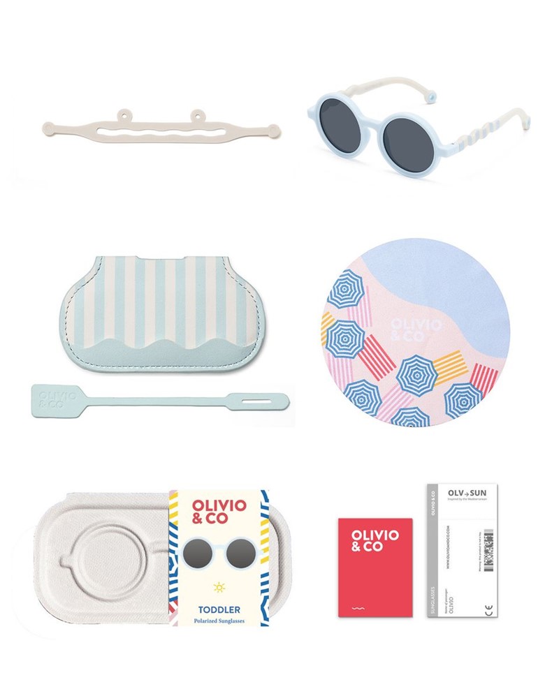 Gafas sol round Sailing Blue 18-36 meses Olivio - Imagen 2