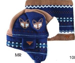 Gorro y braga marino Zorros Privata
