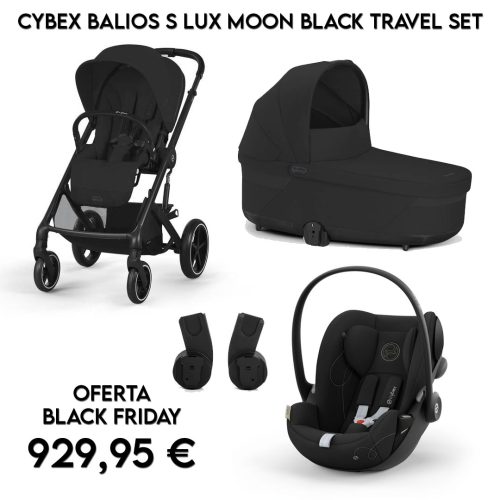 BALIOS S LUX TRAVEL SET MOON BLACK CYBEX (oferta Black Friday)