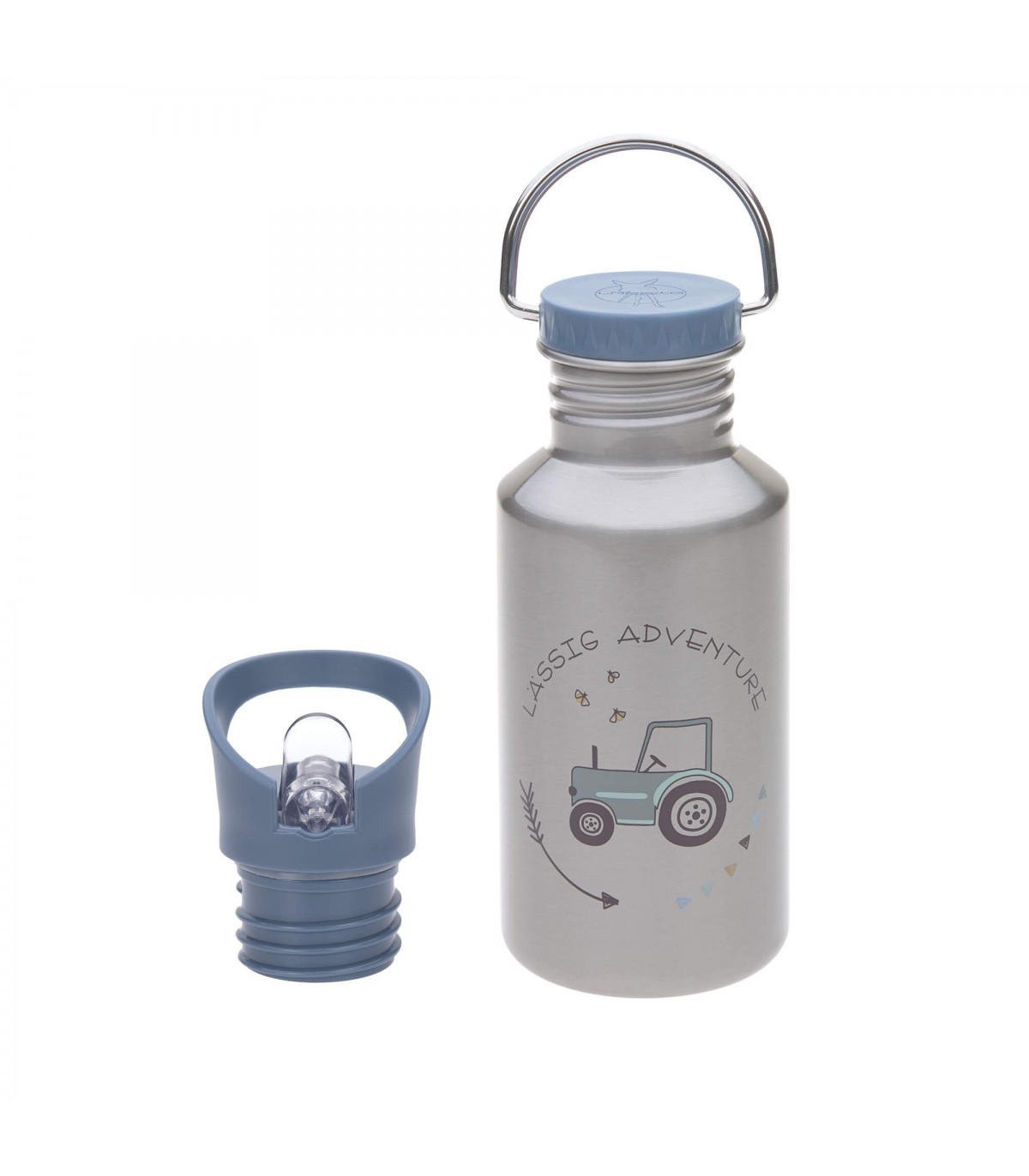 Botella acero inoxidable tractor