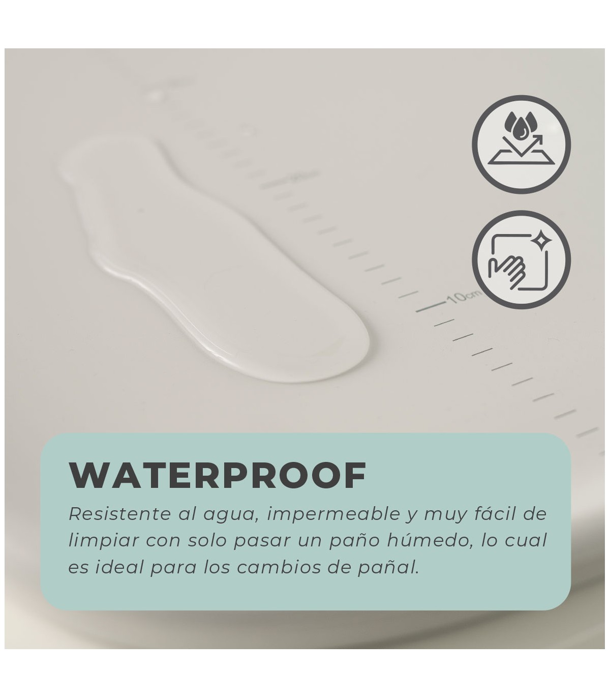 Cambiador bebe eva Mint - Imagen 10