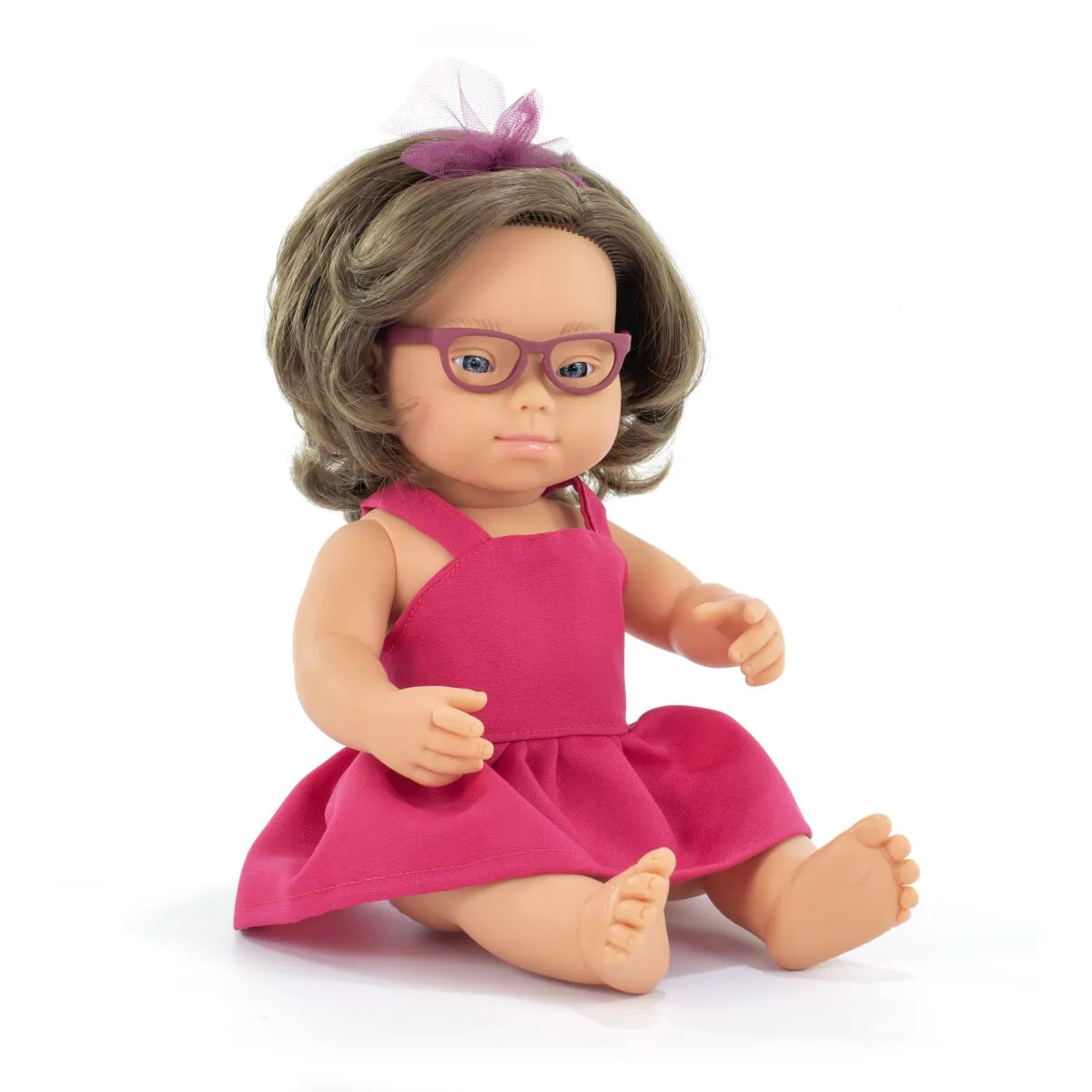 Muñeca sd con gafas 38 cms Miniland