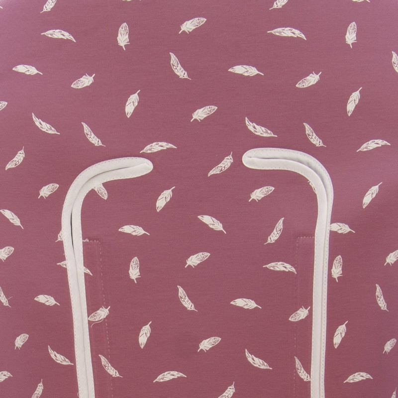 Colchoneta redonda Plumas cherry Rosy Fuentes - Imagen 2