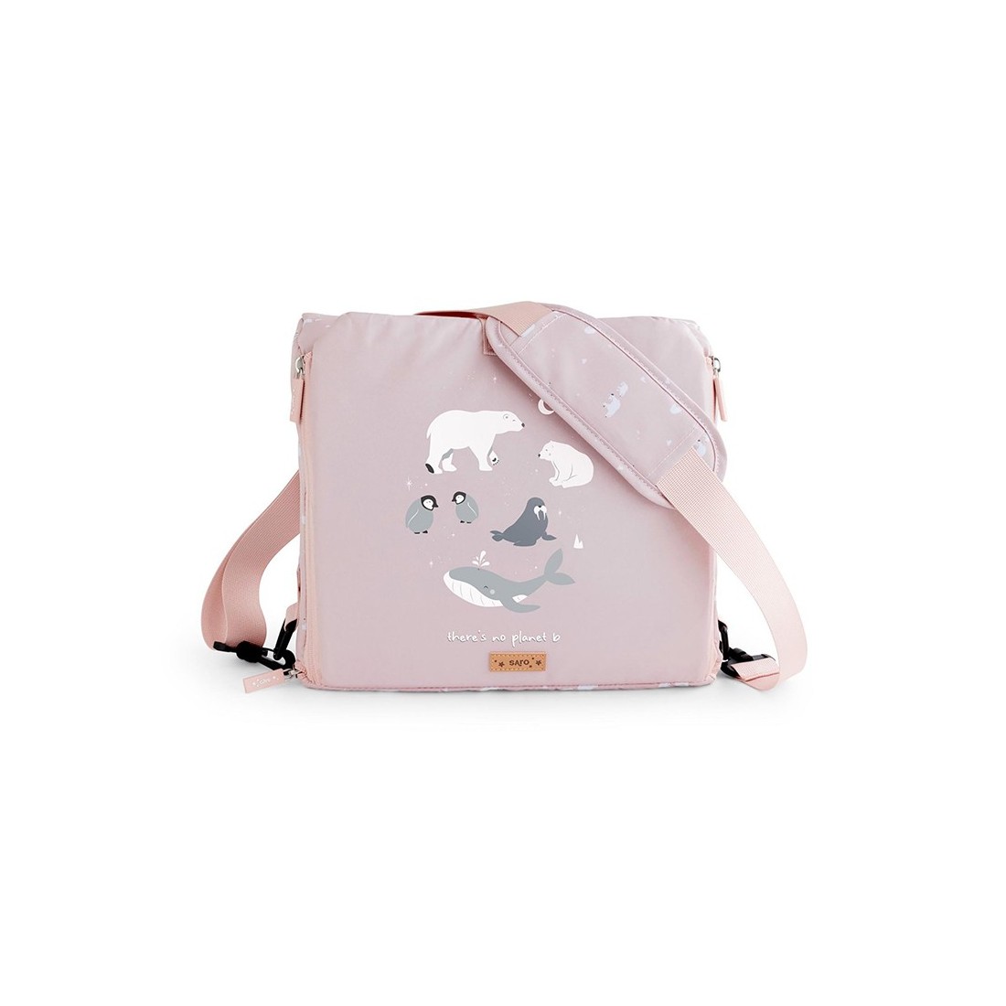 Trona portátil Oso rosa Saro