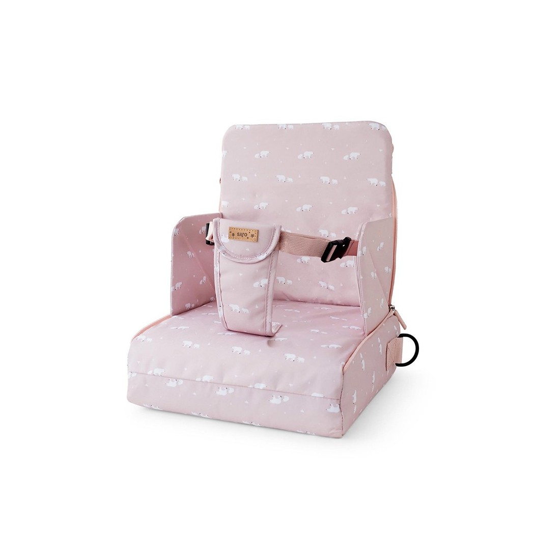 Trona portátil Oso rosa Saro - Imagen 4
