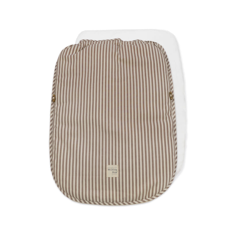 Saco silla Praliné vichy/rayas moka - Imagen 2