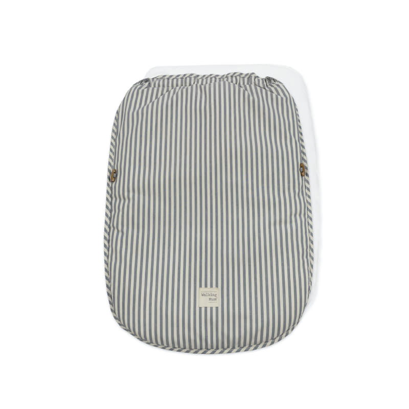 Saco silla Praliné vichy/rayas Matcha - Imagen 2