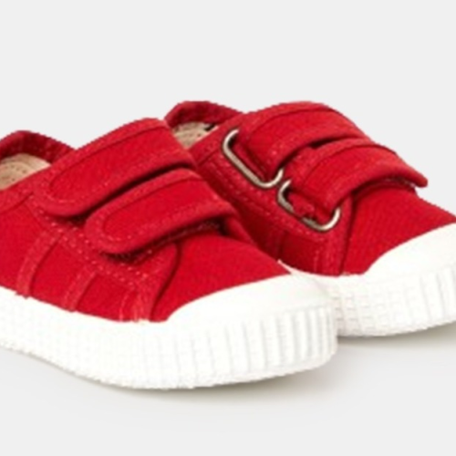 Merceditas rojas Victoria doble velcro