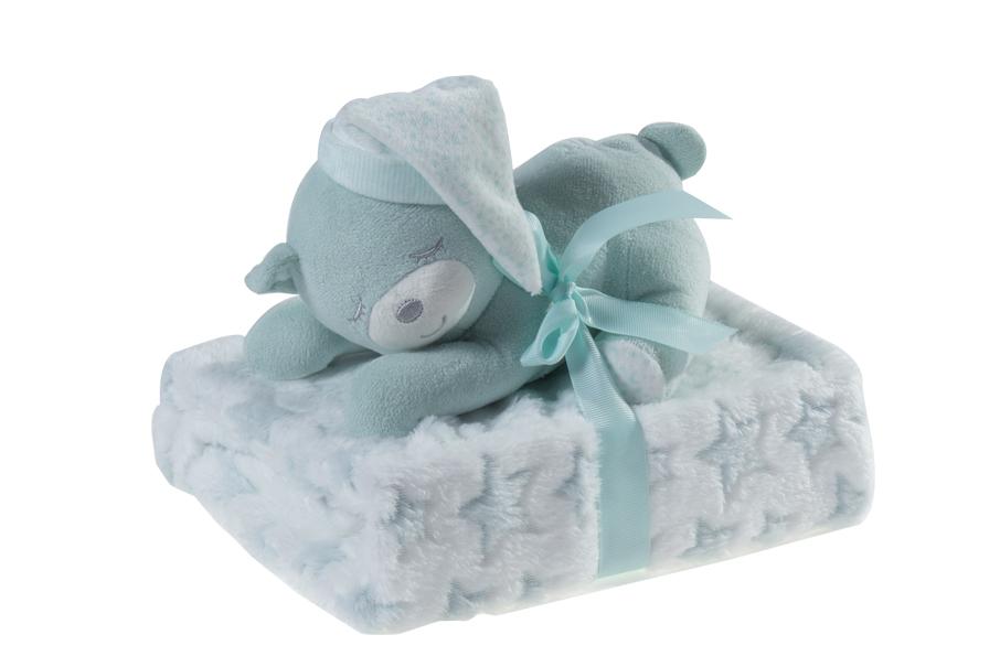 Muñeco+manta dormilón verde