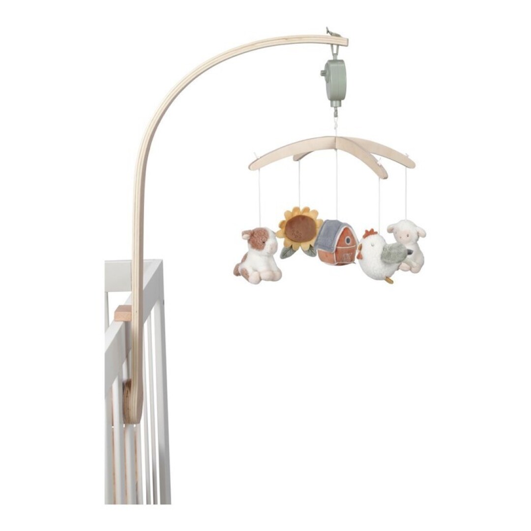 Móvil musical madera granja Little Dutch