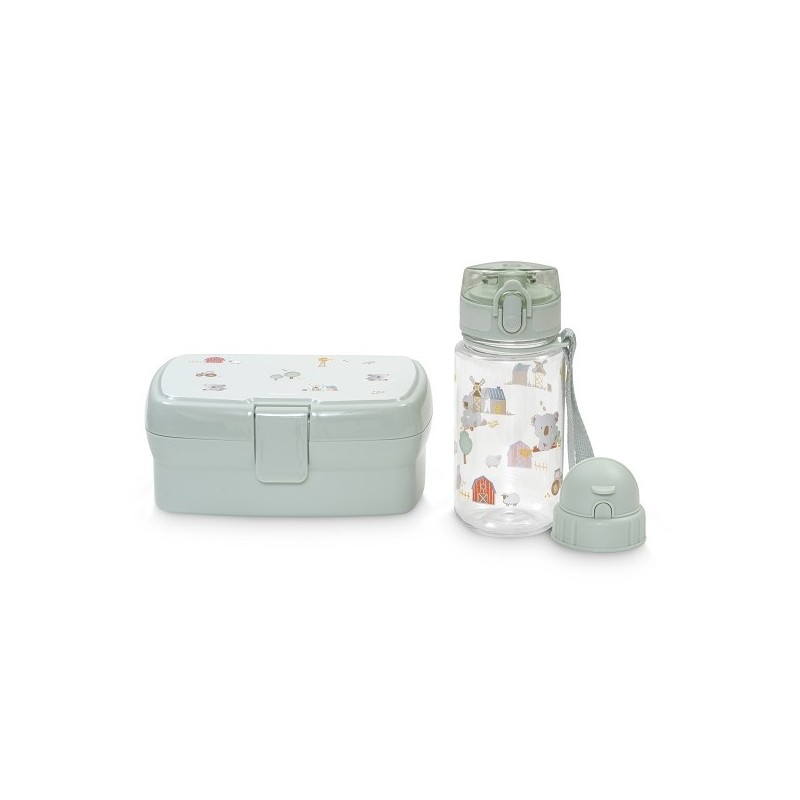 Set fiambrera y botella Granja Koala